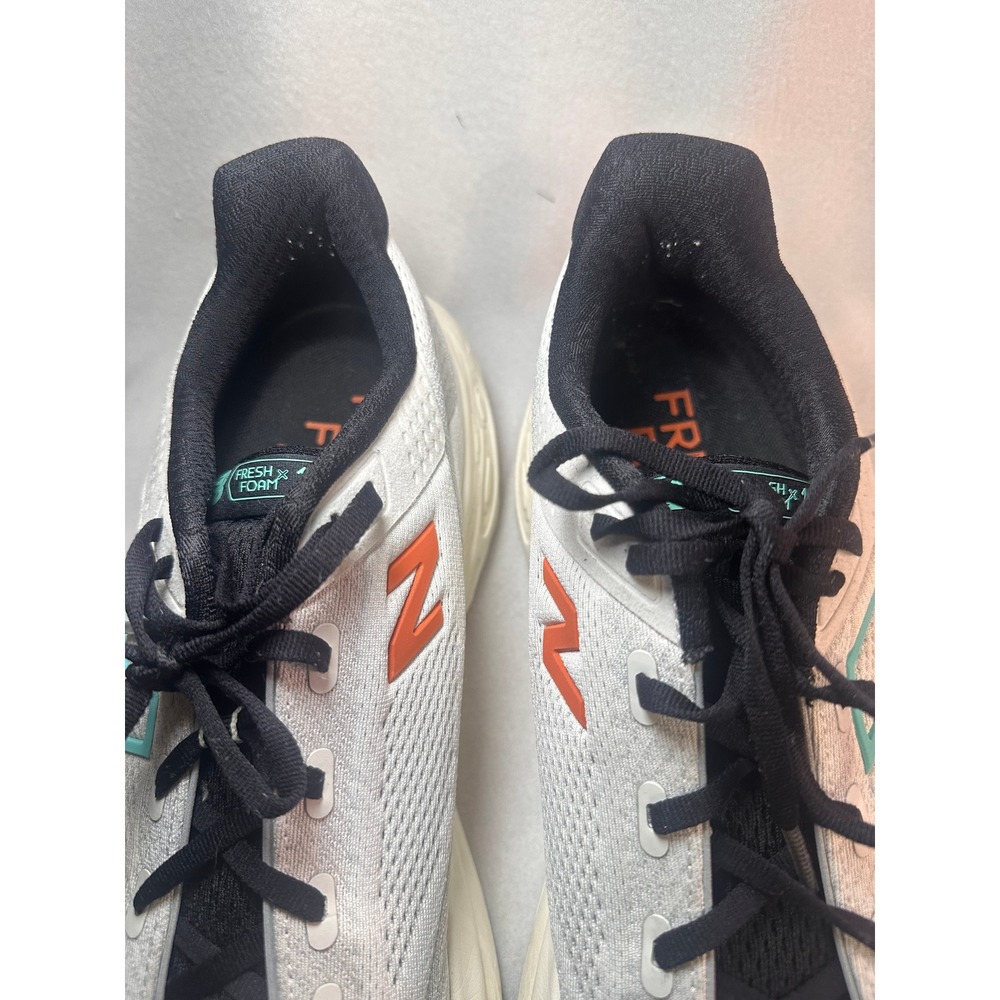 New Balance Fresh Foam X 1080 v13 Mens Running Shoes Grey Teal Orange SIZE 14 - Picture 9 of 11